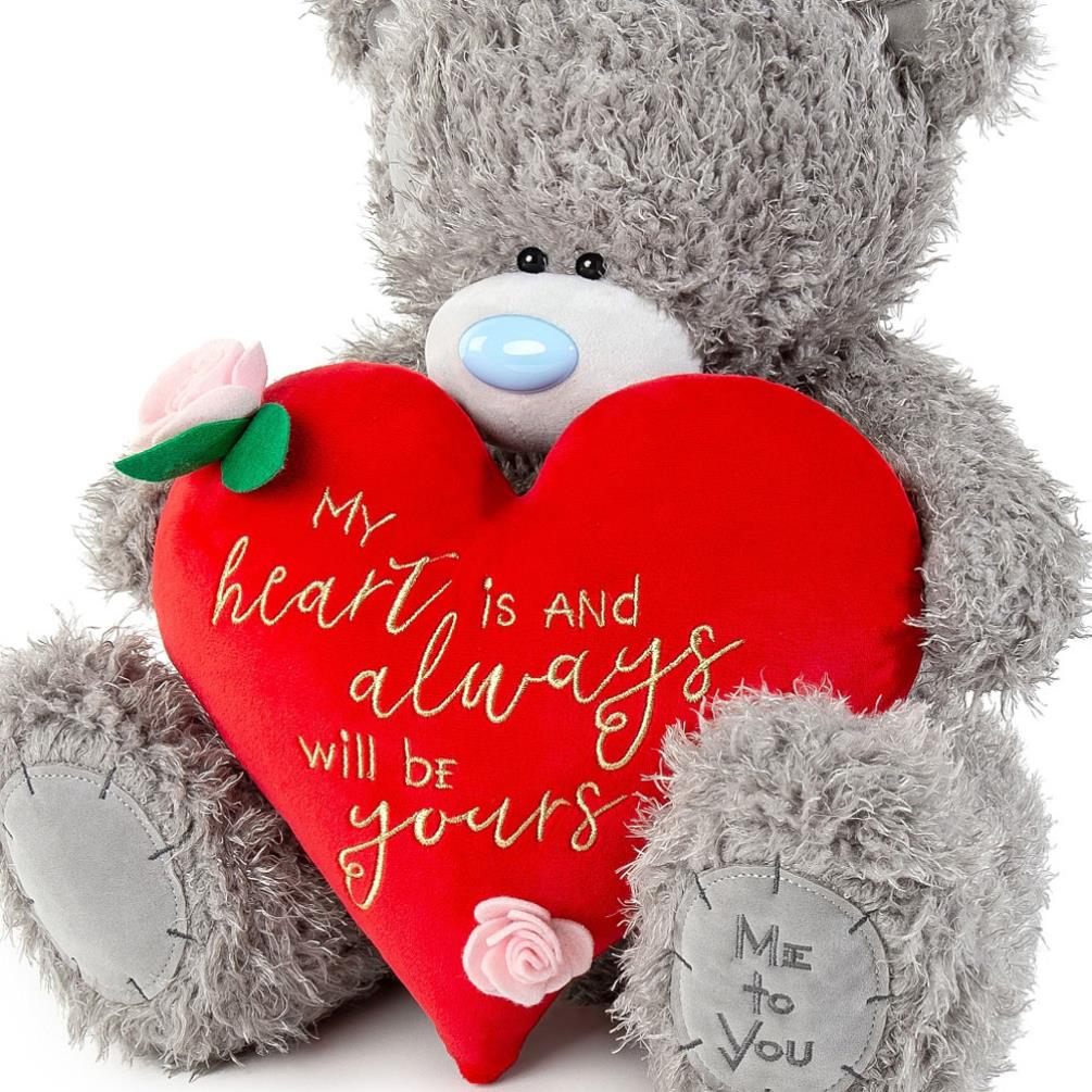 24" Padded Love Heart Verse Me to You Bear Extra Image 1